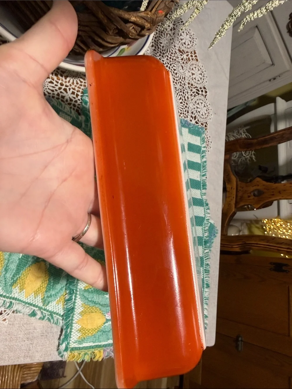 Pyrex burnt orange